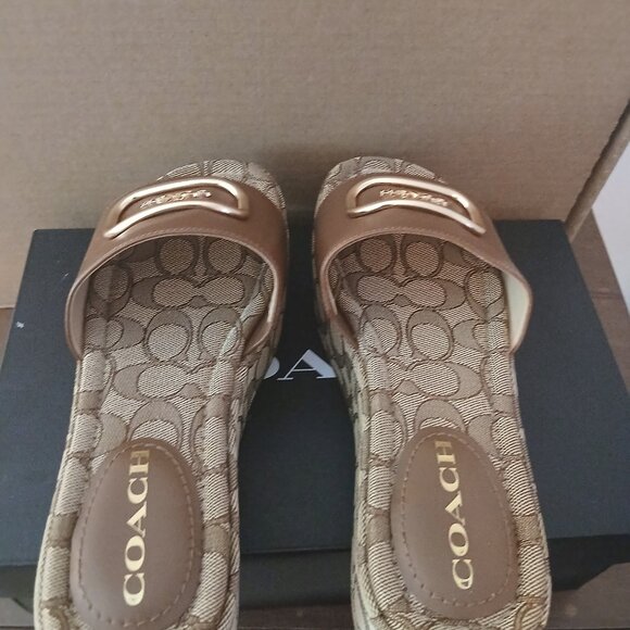 Coach wedge sandals - Picture 3 of 3